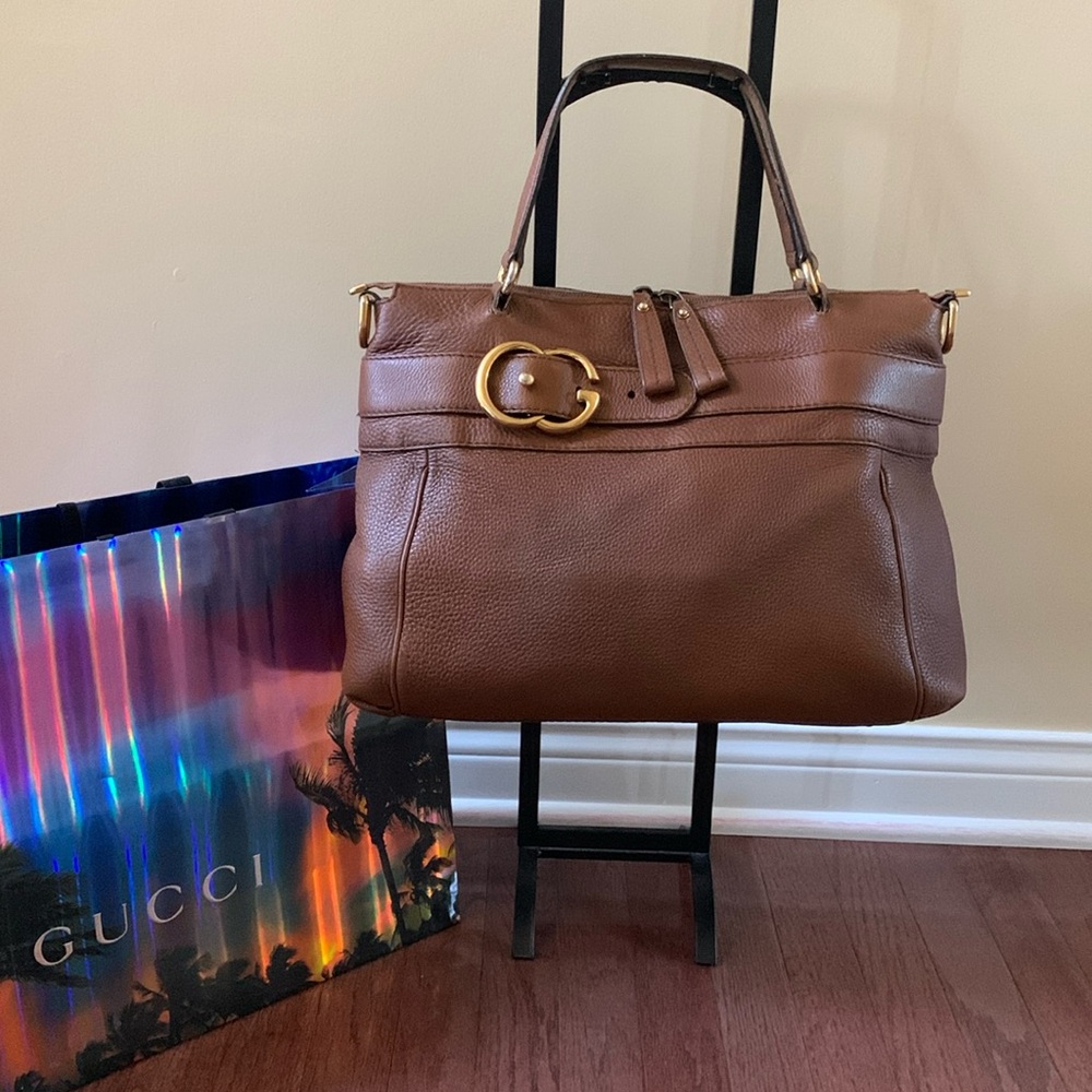 👜Beautiful Authentic Gucci GG Ride Tote👜
